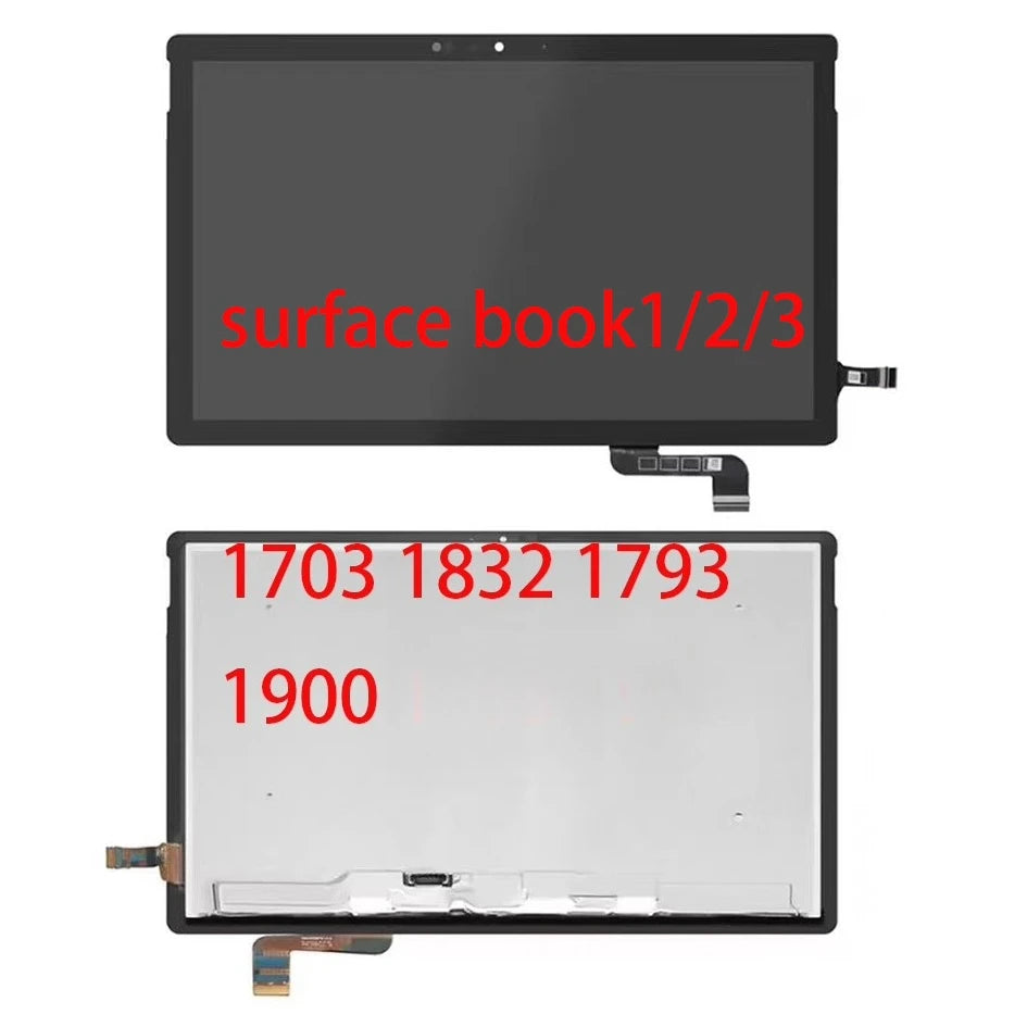 LCD touch screen display panel for surface pro laptop go book 1 2 3 4 5 6 7 + 8 9 1645 1631 1724 1901 lcd touch screen assembly