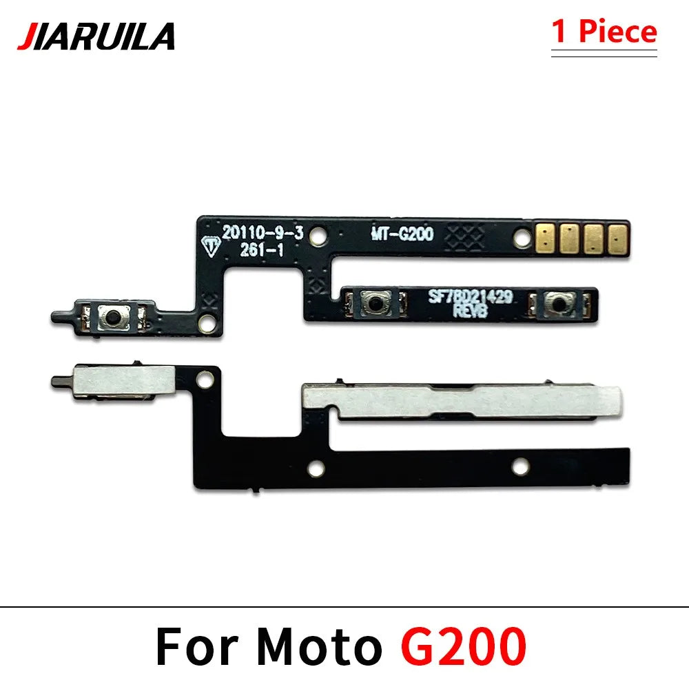 Power on off Volume Key Button Flex Cable For Motorola Moto G10 G20 G30 G100 G200 G50 G60 G60s G31 G51 G71 G22 G32 G52 G62 5G Motorola phone repair parts