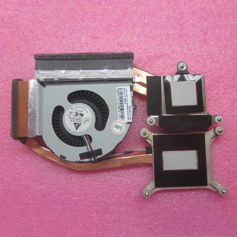 New Original For Laptop Lenovo Thinkpad W530 CPU Cooling Fan Heatsink Cooler Radiator FRU PN:04W3626 04W3627 Lenovo laptop repair parts