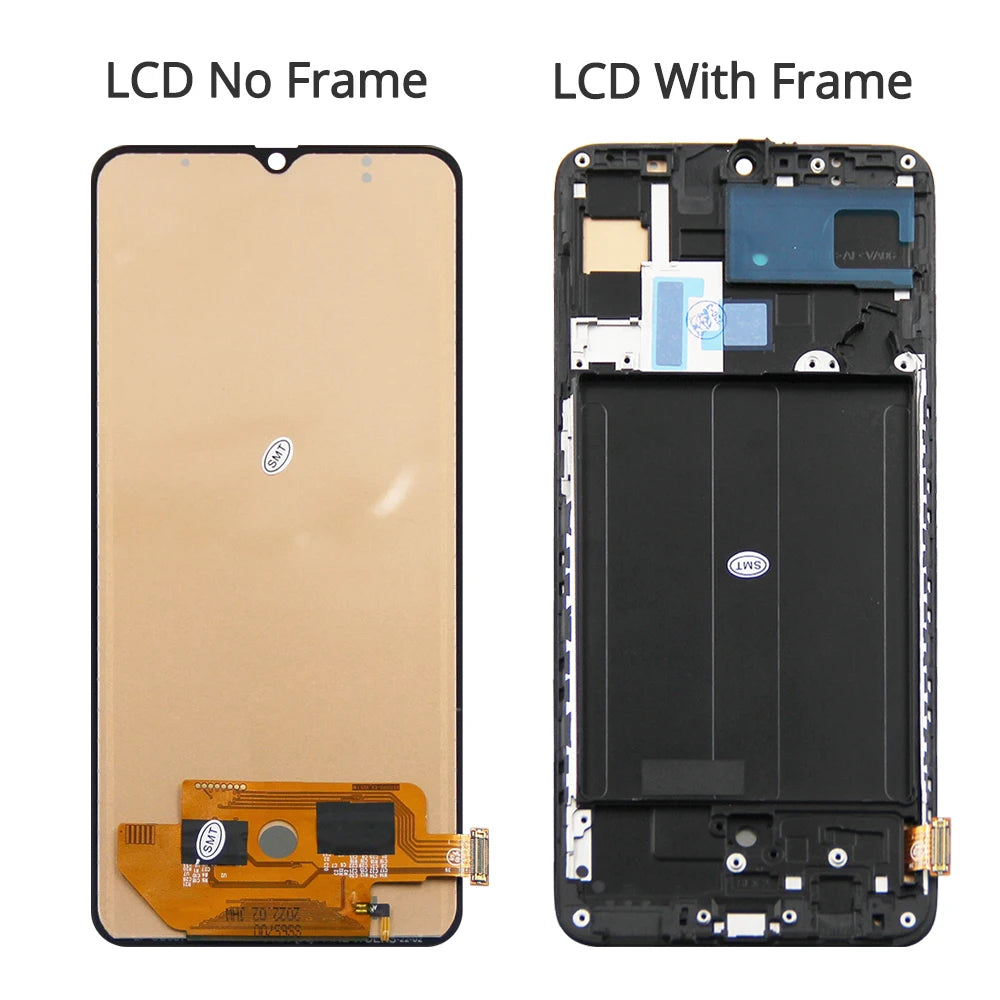 A70 SM-A705F A705FN/DS Display Screen With Frame For Samsung Galaxy A70 LCD Display Touch Screen Digitizer Assembly Replacement Samsung phone repair parts