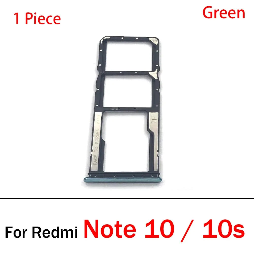 New SiM Card Tray For Xiaomi Redmi Note 10 10s Pro 5G SIM Card Slot SD Card Holder Adapter Replacement Parts  Xiaomi  Xiao mi phone repair parts