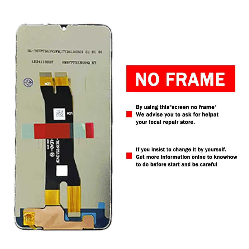 6.75"IPS LCD For ZTE Blade A35 Z2453 LCD Display Touch Screen Digitizer Panel Assembly For ZTE A55 Z2450  Display ZTE phone repair parts