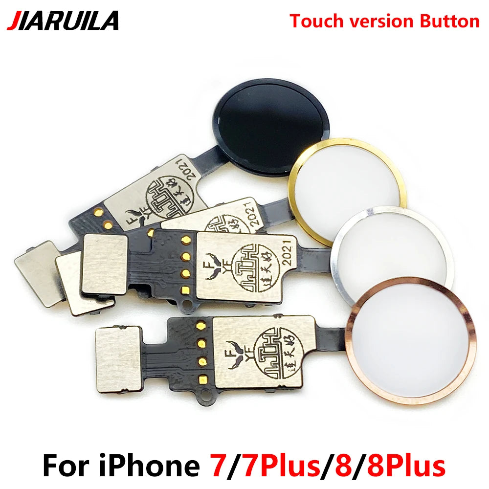 New Universal Home Button Fingerprint Flex Cable For iPhone 7 7G 8 8G Plus 7Plus 8Plus Restore Key Replacement Return functions iPhone phone repair parts