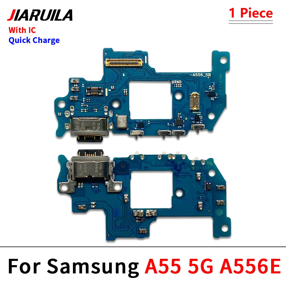 50Pcs, USB Charging Port Dock Charger Plug Connector Board Flex Cable For Samsung A05 A05s A15 A25 A35 A55 A06 A16 5G 4G Samsung phone repair parts