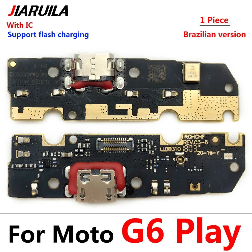 USB Charging Port Flex For Motorola Moto G4 G5 G6 Play G3 G7 Power E6s E6 Play E4 Plus Dock Connector Charging Port Flex Cable Motorola phone repair parts