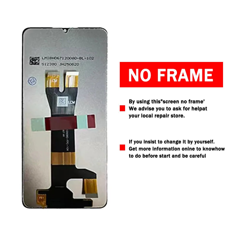 6.75"IPS LCD For ZTE Blade A56 Pro LCD Display Touch Digitizer Assembly For ZTE nubia A56 Pro LCD Replacement ZTE phone repair parts