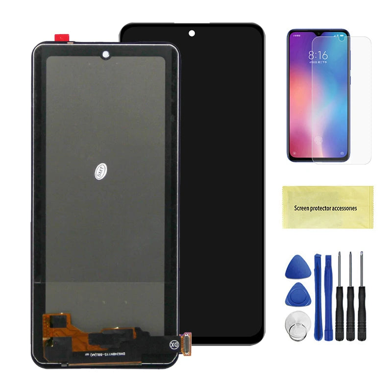 Amoled Note 11S Display Screen for Xiaomi Redmi Note 11S 2201117SG Lcd Display Digital Touch Screen Assembly with Frame Xiaomi phone repair parts