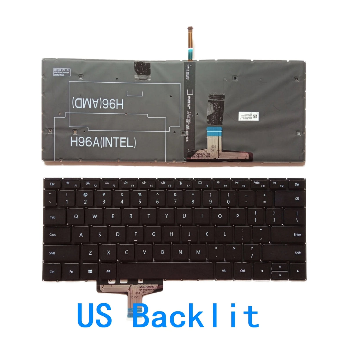 New US Russian Language  Backlit Keyboard For HUAWEI W19 VLR-W19 WRT-W19 HN-W19 WRT-W19R Notebook PC Replacement Keyboard HUAWEI laptop repair parts