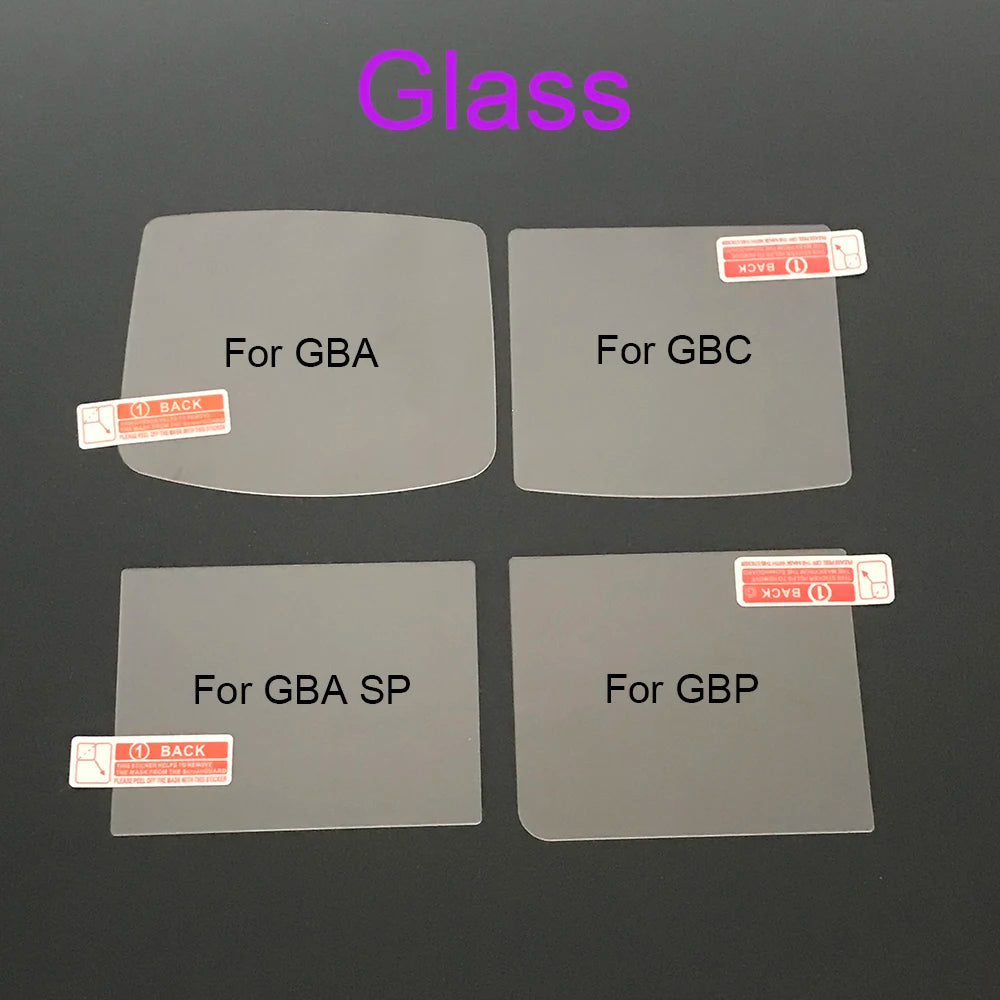 1-5PCS For LCD Screen Glass Protector Protective Film For GBA SP GBC GB GBP For Gameboy Advance Game Console Game console repair parts