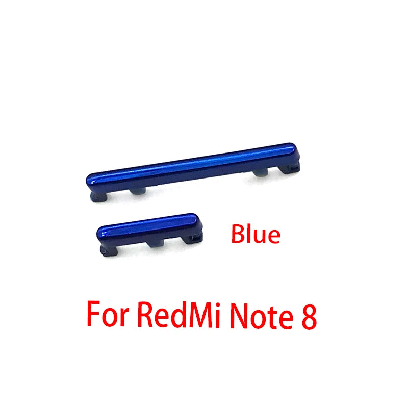 For Xiaomi Redmi Note 7 Pro SIde Volume Button + Power ON / OFF Buttton Key Set For Redmi Note 8 9 9S Pro Replacement Parts Xiaomi  Xiao mi phone repair parts
