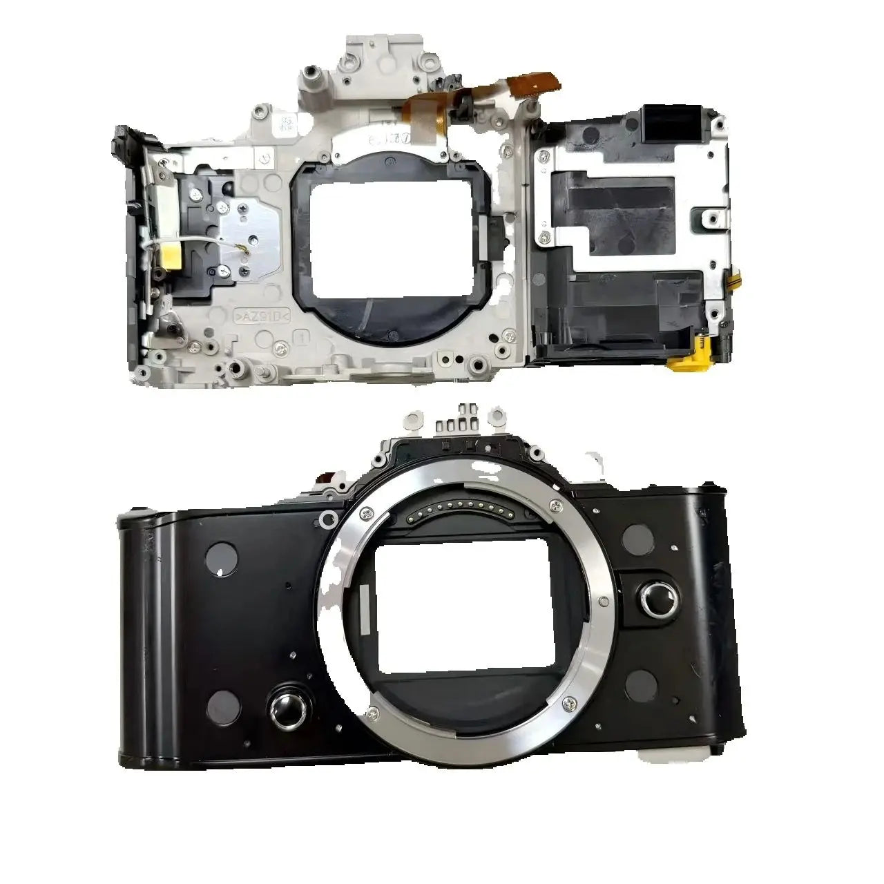 Original Camera Body Front Cover Shell with Parts for Nikon ZF Front Shell with Mount Flex Cable Replacement Parts  Digital Camera repair parts