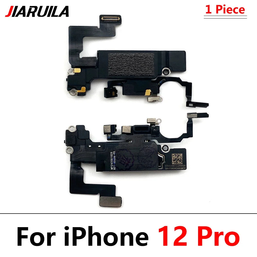 New Ear Speaker Earpiece Flex For iPhone X XR XS 11 12 Pro Max Mini Proximity Light Sensor Flex Cable Replacement Parts iPhone phone repair parts