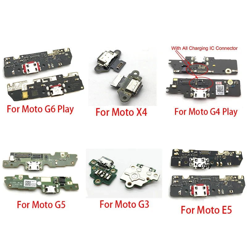 USB Charging Port Flex For Motorola Moto G4 G5 G6 Play G3 G7 Power E6s E6 Play E4 Plus Dock Connector Charging Port Flex Cable Motorola phone repair parts
