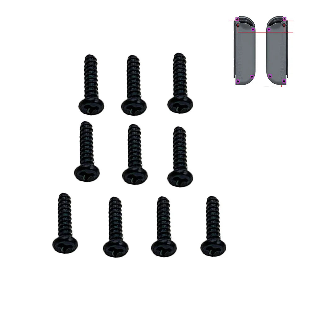 10PCSx Replacement For Switch Joy Handle Tri Wing Screw For Switch Oled NS NX Joy Con Controller Screws Y Head Screws Game console repair parts
