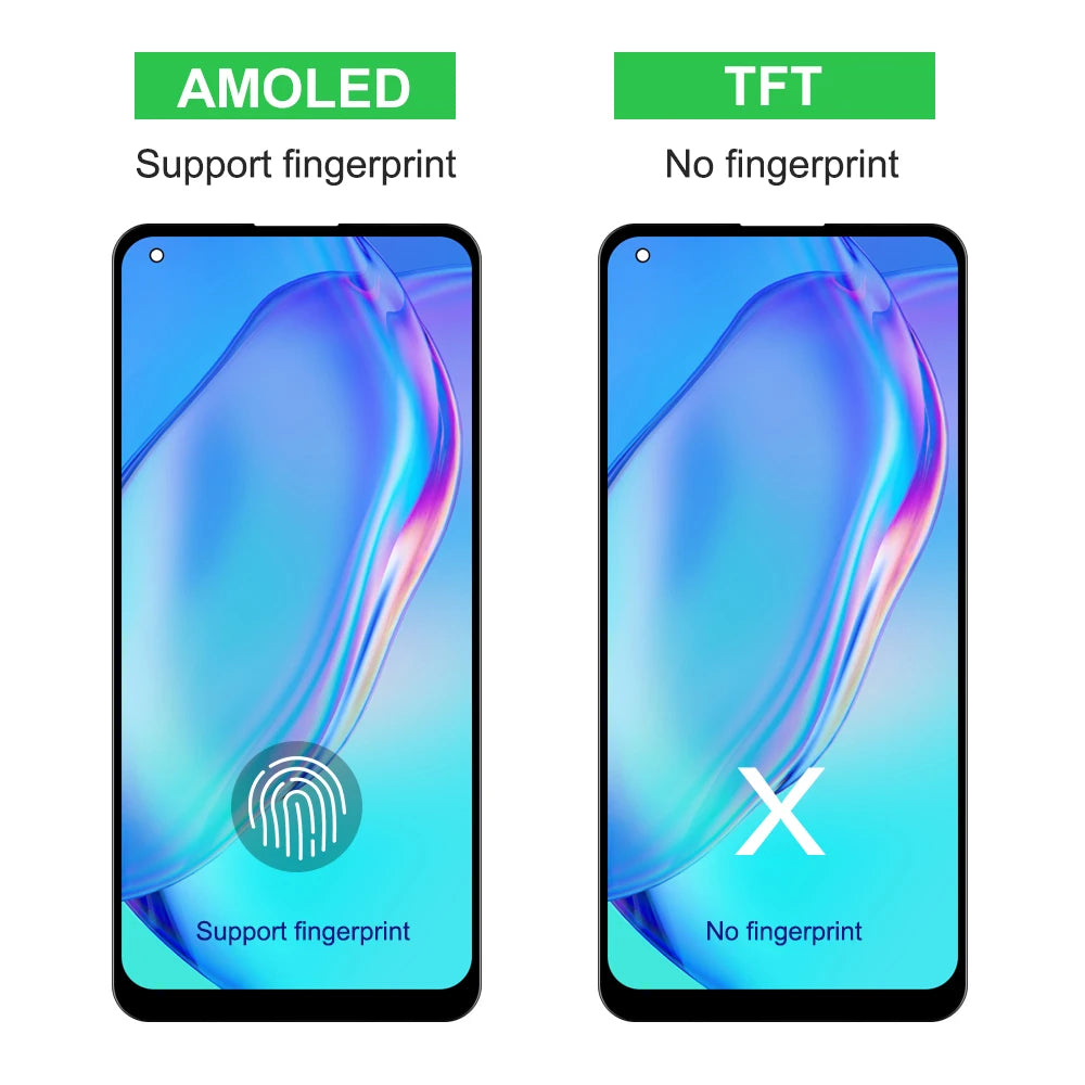 6.43" Screen Assembly for Oppo A74 CHP2219 Lcd Display Digital Touch Screen with Frame for Oppo A74 Screen Replacement OPPO phone repair parts