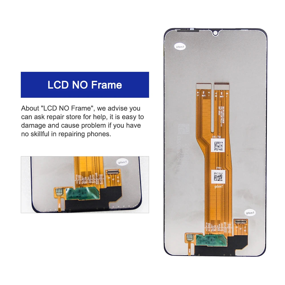 6.7" A07 Screen For Samsung Galaxy A07 A075 SM-A075 LCD Display Screen Touch Digitizer Assembly Replacement 100% Tested Samsung phone repair parts