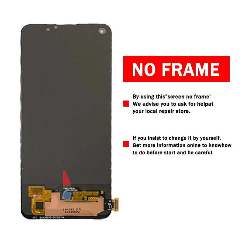 Super AMOLED For Oppo Reno7 Z 5G CPH2343 LCD Display Touch Screen Digitizer Assembly For Oppo Reno 7Z Reno7Z 5G Display Screen  Oppo phone repair parts