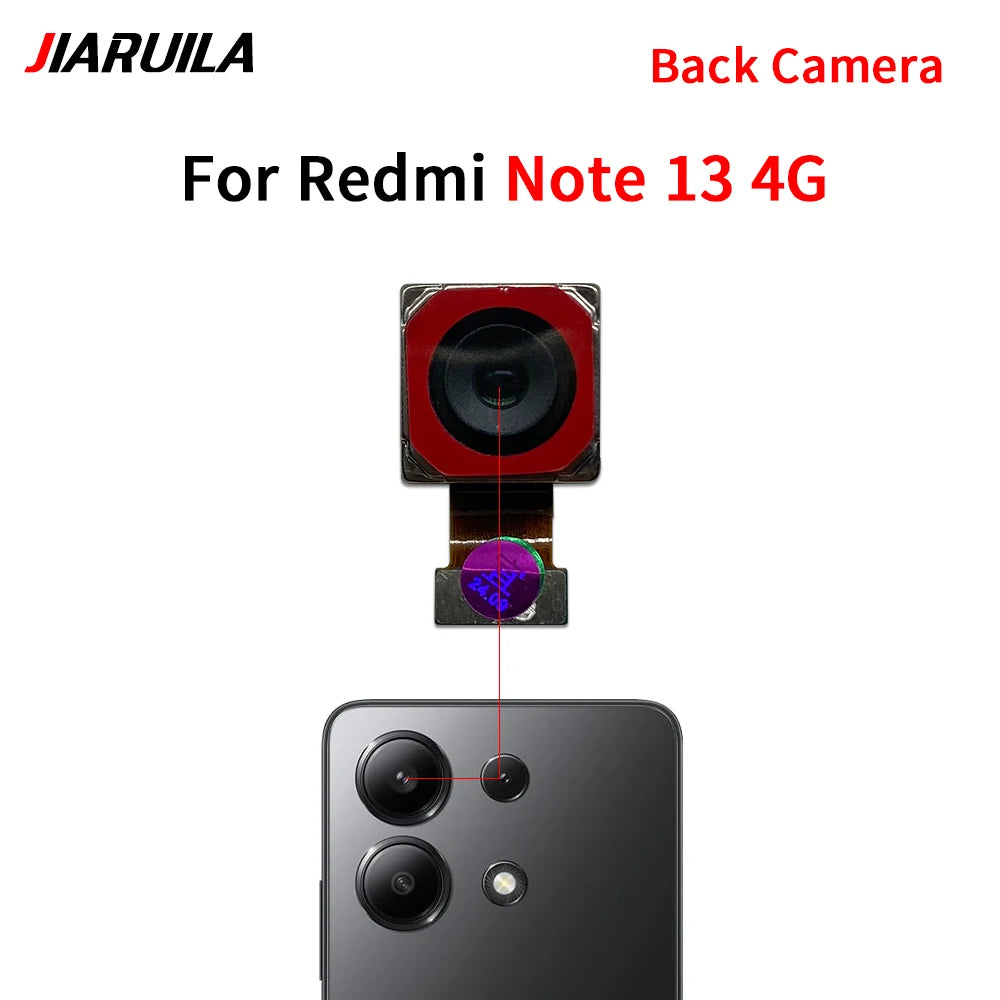 Front Camera Flex Back Rear Camera Module Flex Cable For Xiaomi Redmi Note 13 Pro Plus 4G 5G Xiaomi  Xiao mi phone repair parts