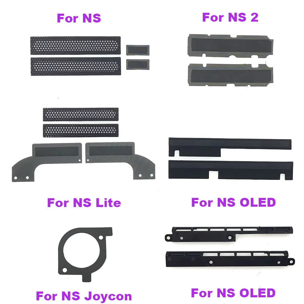 1-10sets Left Right Dust Net Cooling Network Replacement For Nintendo Switch NS2 NS Lite Game Console For Switch Oled Speakers D Game console repair parts