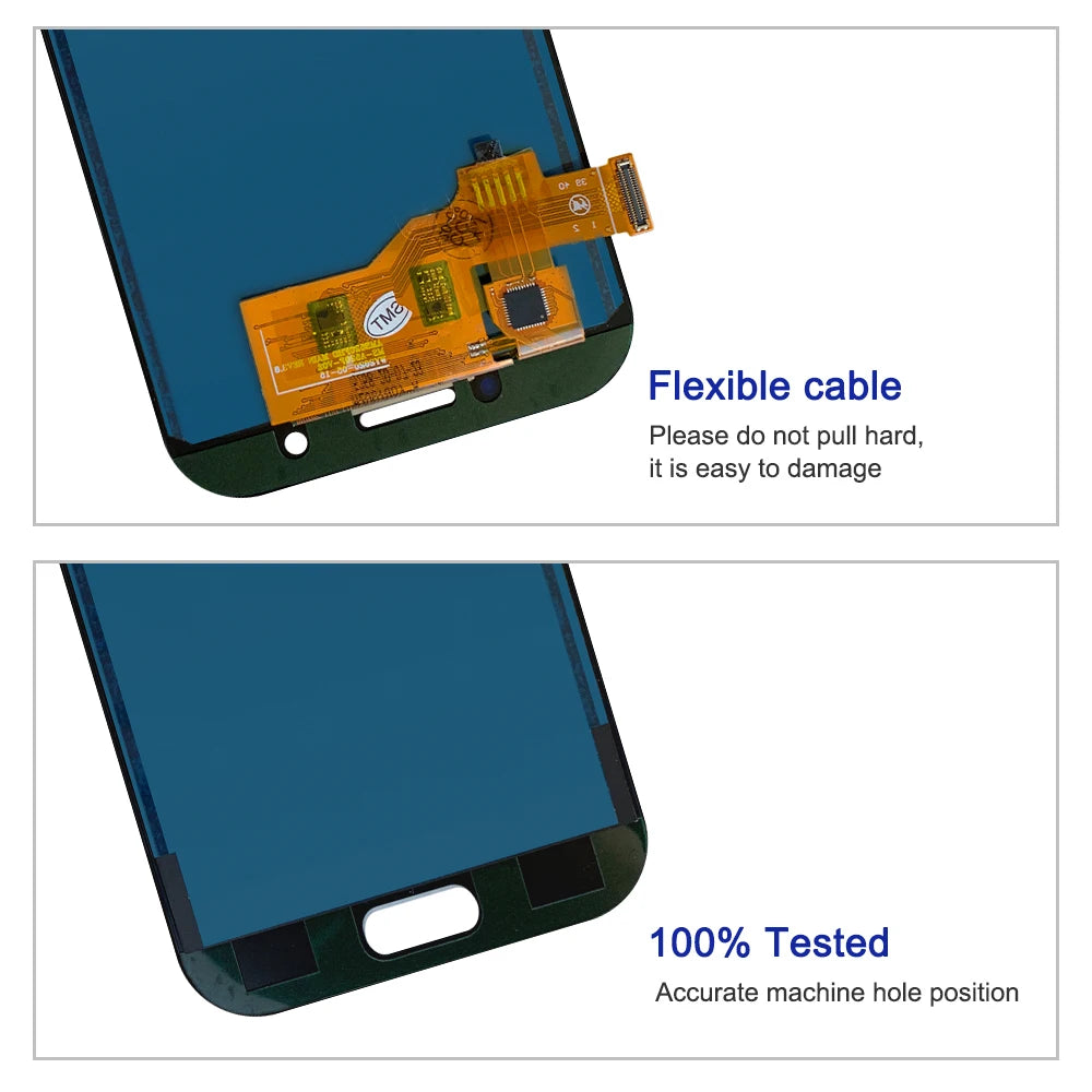 TFT A520 For Samsung Galaxy A5 2017 A520 A520F A520F/DS Lcd Display Touch Screen Digitizer Replacement Display Screen 100%Tested Samsung phone repair parts