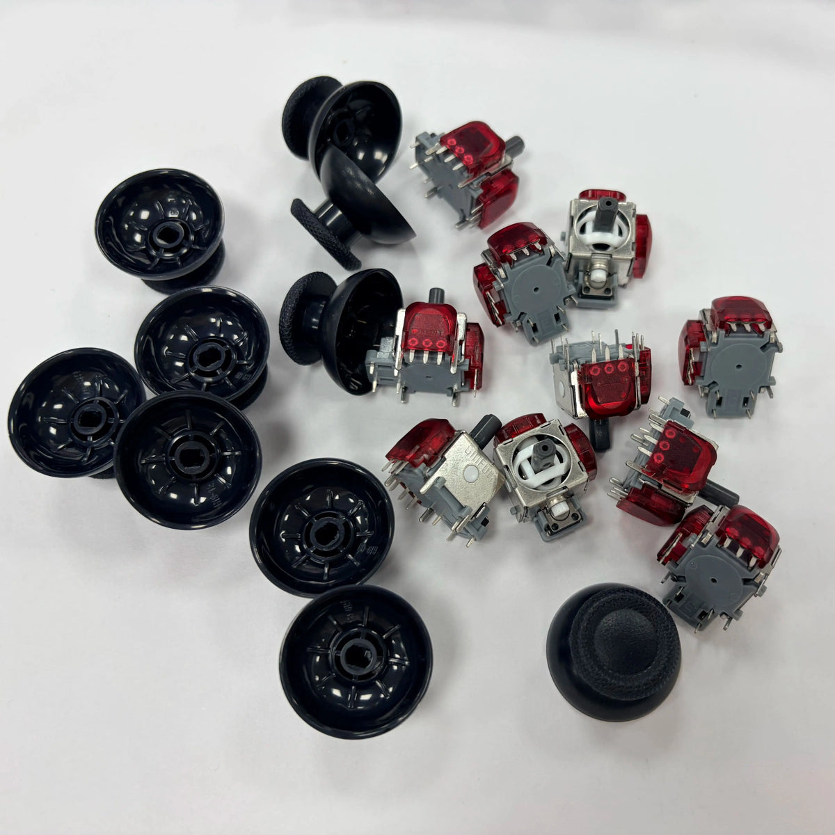10/20PCS TMR Electromagnetic Joystick for PS5 Controller Thumbstick No-Drift Gamepad 3D Analog Sensor Mushroom Button Cap  Game console repair parts
