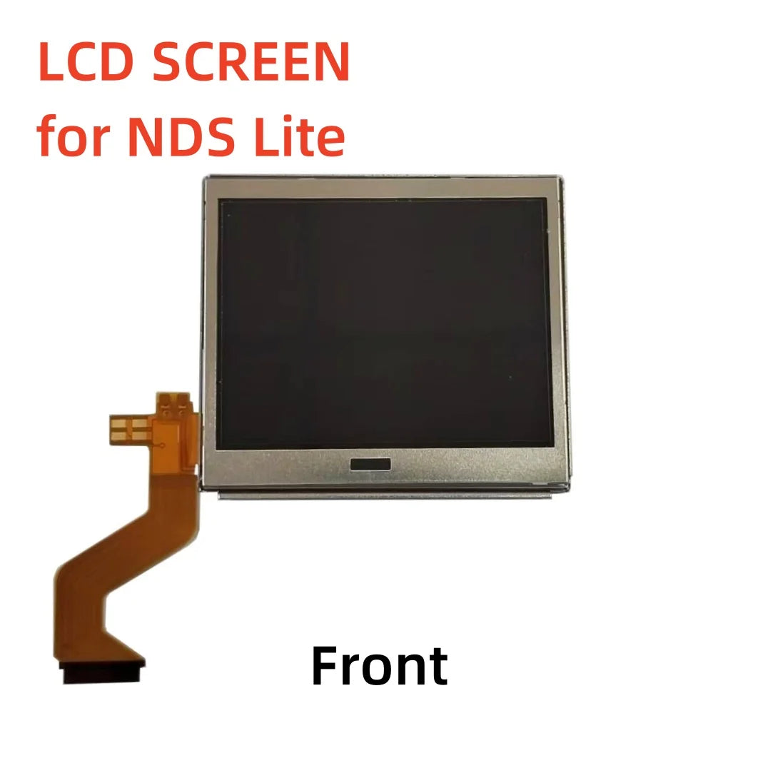 Top Upper New LCD Screen For NDSL NDSLITE NDS Lite Display Lower LCD Display Screen Replacement for Nintendo Game console repair parts