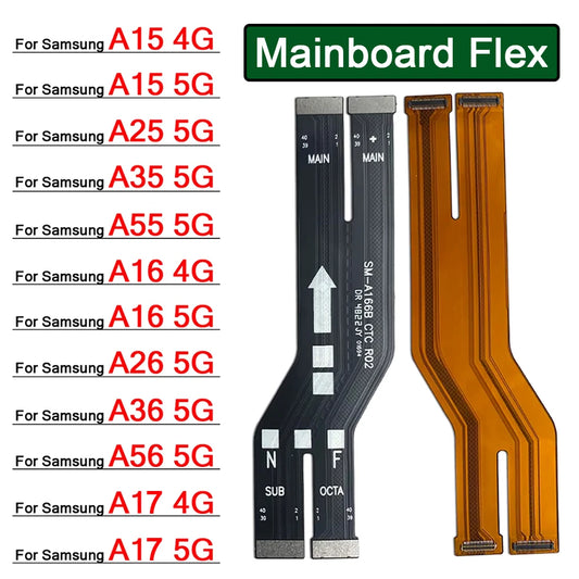 Main Board Motherboard Connector Mainboard Flex Cable For Samsung A15 A16 A25 A35 A55 A26 A36 A56 A17 4G 5G  Samsung phone repair parts