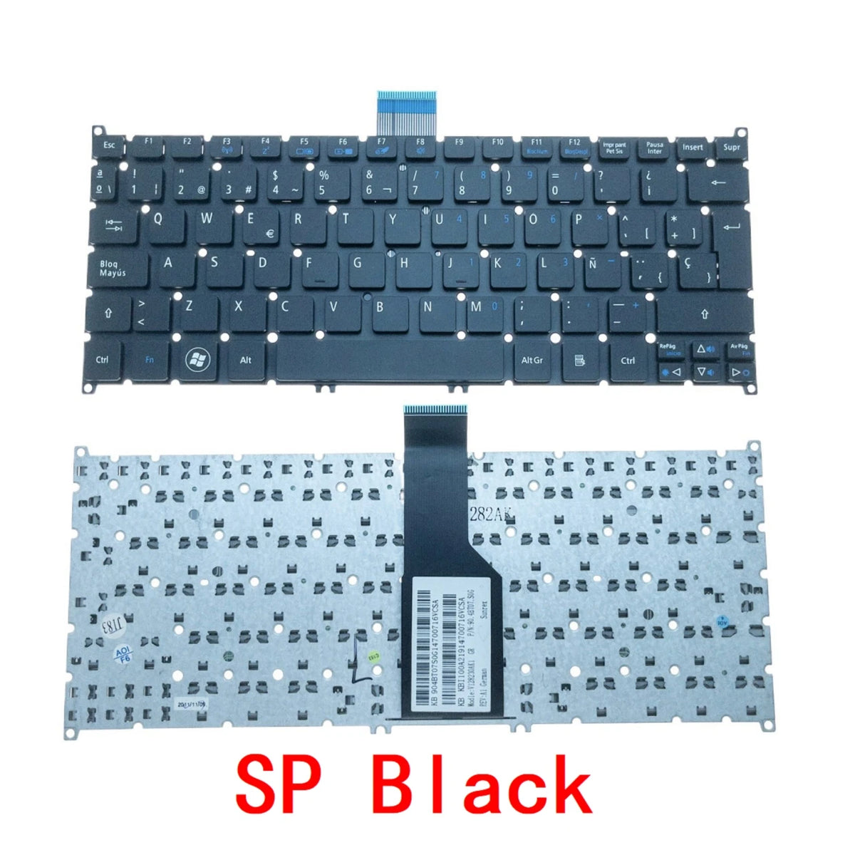 US RU SP BR PT Keyboard For Acer Aspire one 725 726 756 S3 MS2346 S3-371 S3-391 S3-951 S5 S5-391 V5-121 V5-131 V5-171 Acer laptop repair parts