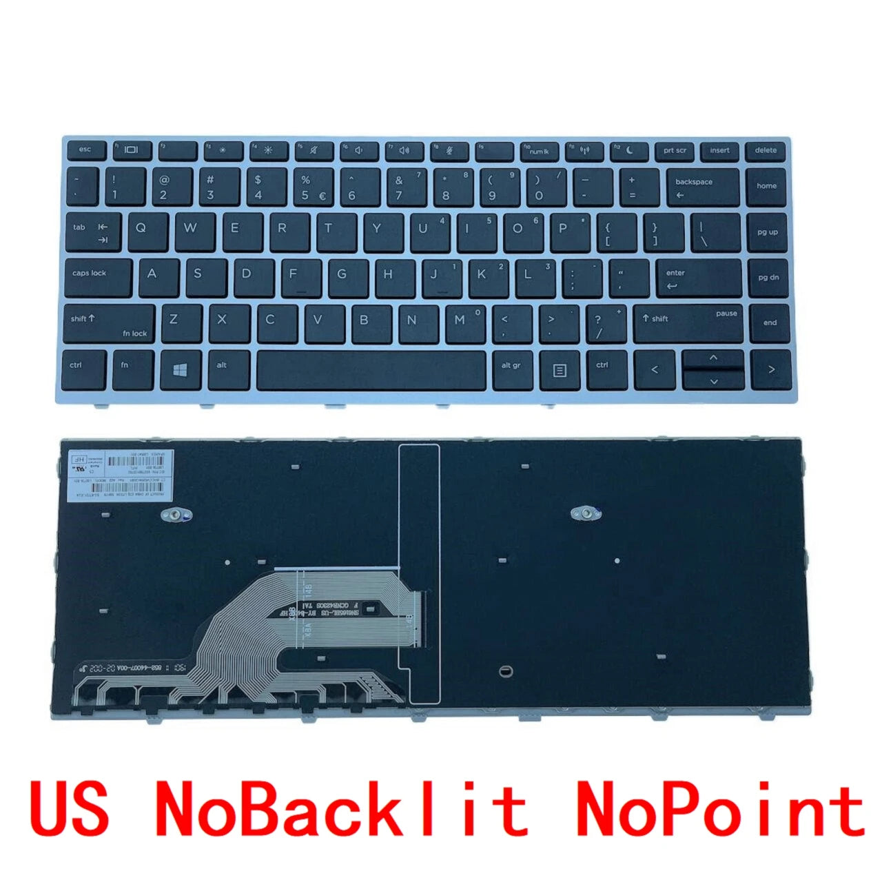 New US Russian Spanish Latin Brazil Japan Backlit Keyboard For HP Probook 430 G5/ 440 G5/ 445 G5/ 640 G4/ 640 G5/ 645 G4/ 645 G5  HP laptop repair parts