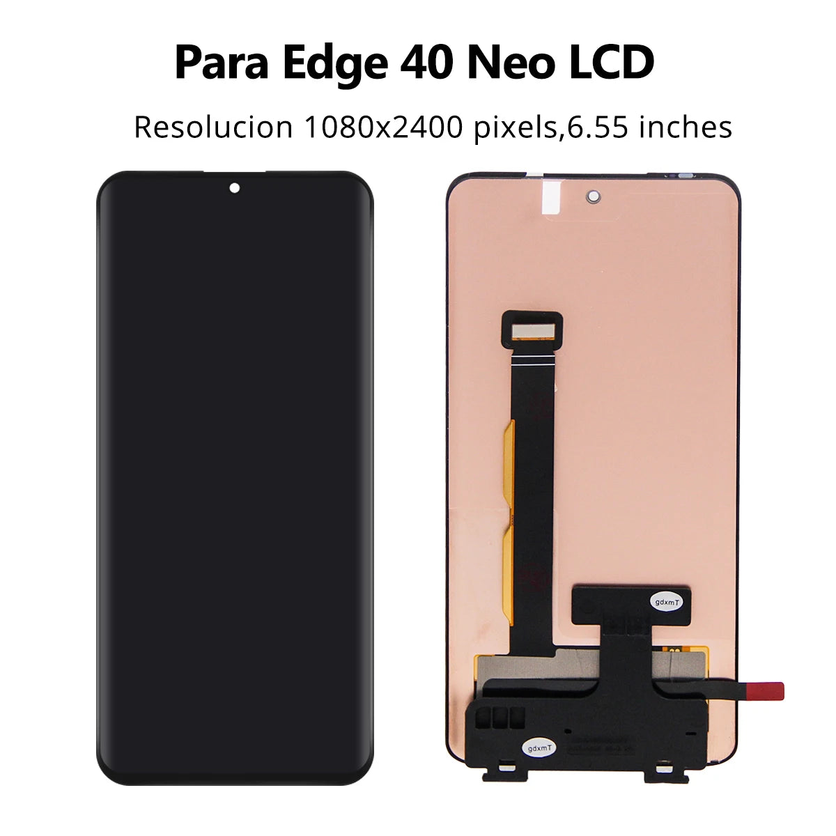 6.55''AMOLED For Motorola Edge 40 Neo XT2307-1 LCD Touch Screen with fingerprint Display For Moto Edge40 XT2303-2 Display Motorola phone repair parts