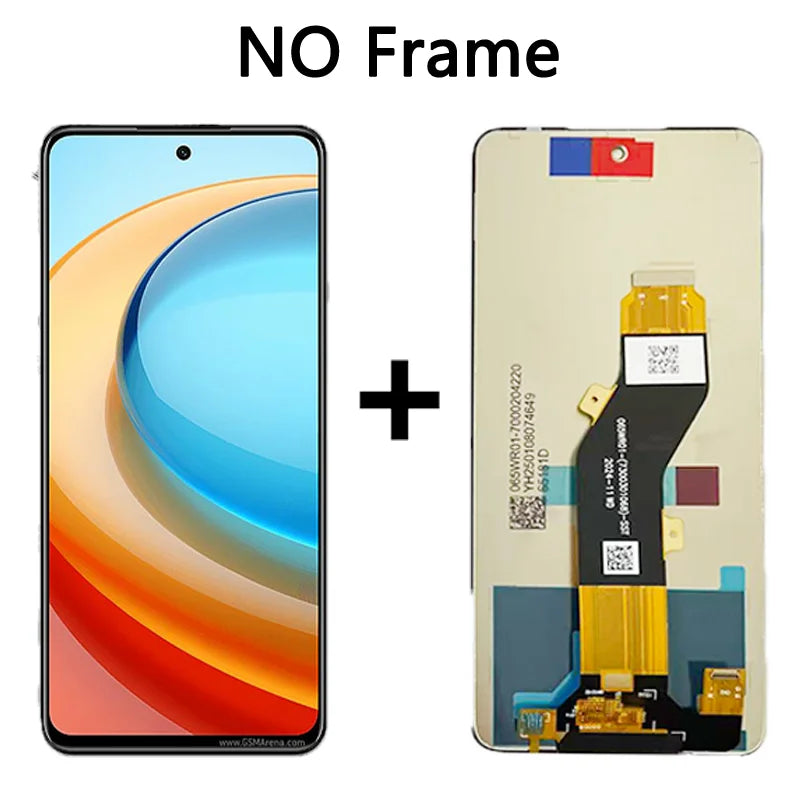 Z2357N  Z2359 Premium Lcd For ZTE Blade A75 4G/V60 Smart Display Touch Screen Digitizer Panel Assembly With Frame ZTE phone repair parts