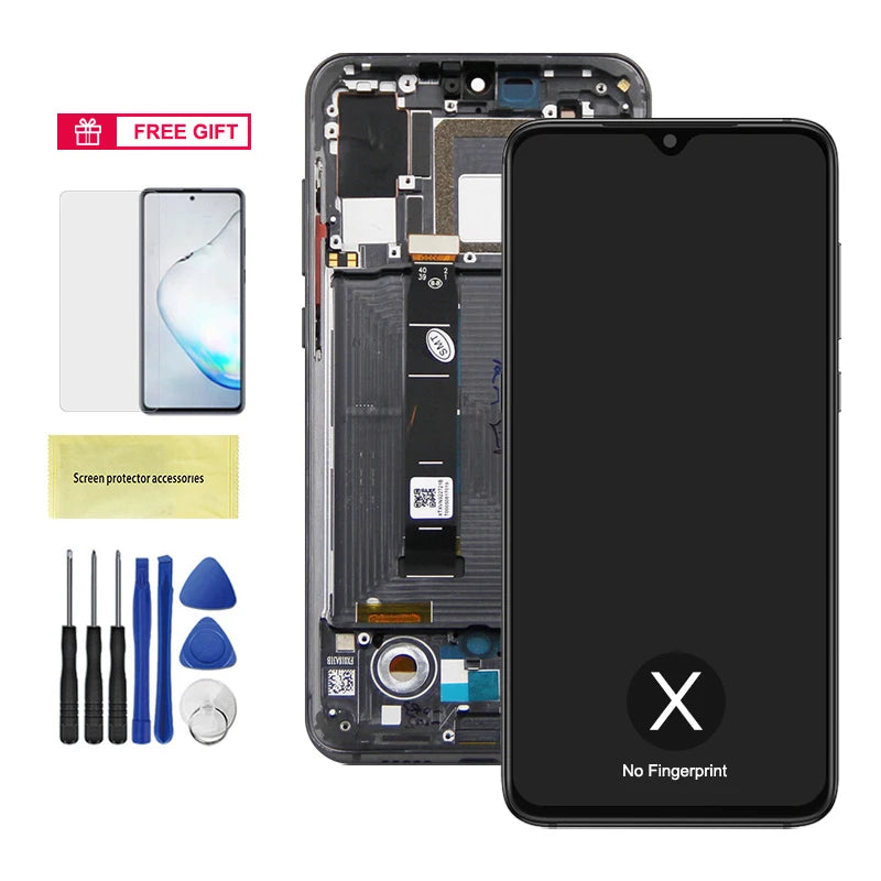 Super AMOLED 6.39'' Mi 9 M1902F1G Display Screen for Xiaomi 9 Mi9 Lcd display Touch Screen Digitizer Assembly Xiaomi phone repair parts