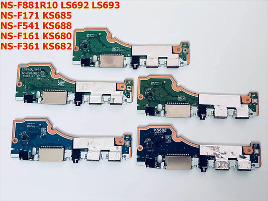 USB IO Board For Lenovo IdeaPad Pro 5 16IRH8 16ARP8 NS-F171/F161/F541/F361 KS685/688/680/682 NS-F881R10 LS692 USB switch board Lenovo laptop repair parts