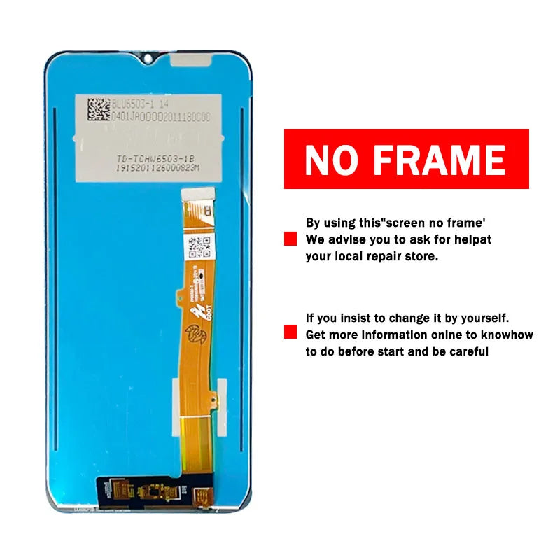 6.52"For TCL 10 SE Screen Replacement For TCL 10SE Display Mobile Phone LCD For TCL 10 se 10se T766H_EEA T766U, T766H TCL phone repair parts