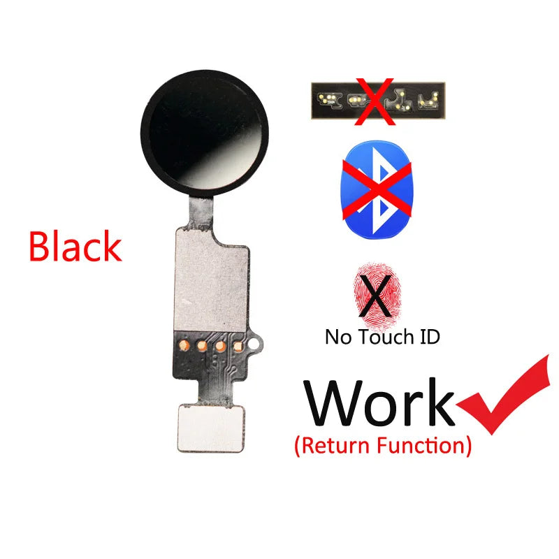 5pcs/lot Touch Version Home Button Flex For iPhone 7 8 Plus SE YF Universal Back Return Function Solution iPhone phone repair parts
