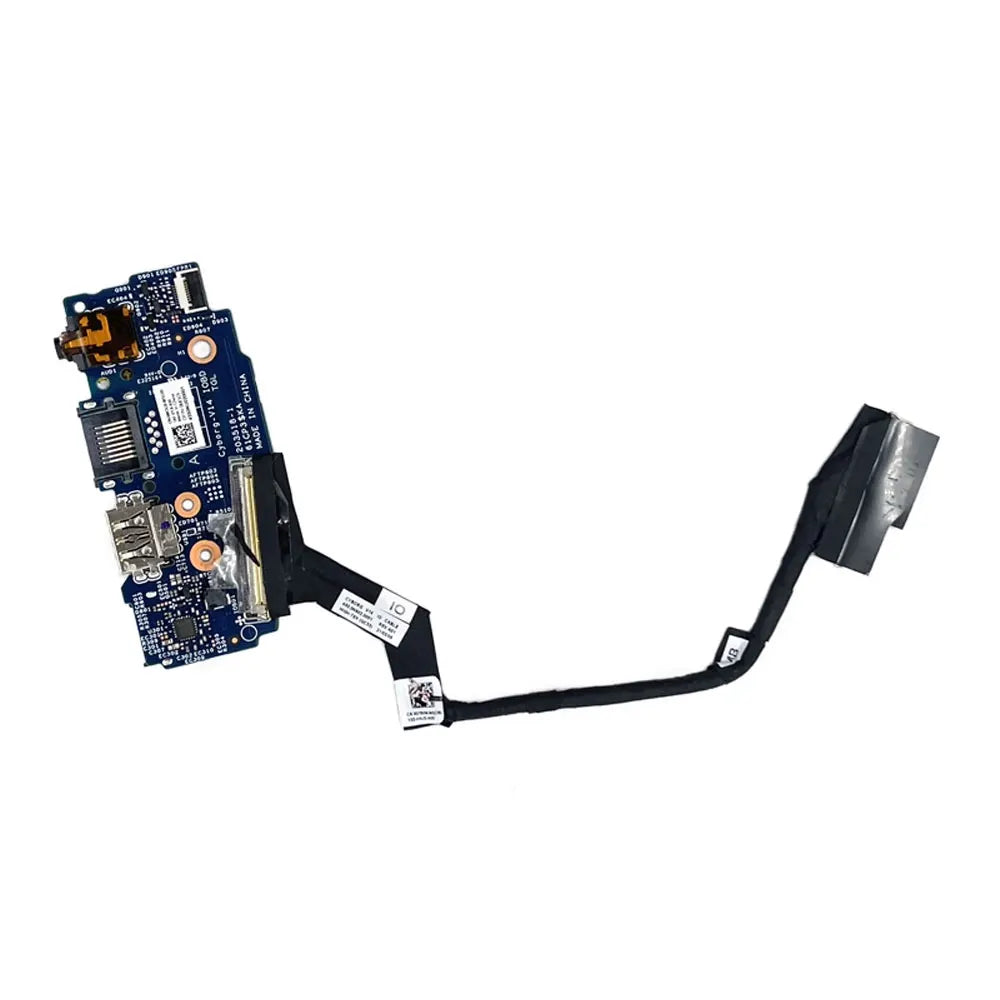 For Dell Vostro 14 5410 5415 Laptop WLAN RJ45 Earphone Audio USB Jack Port Switch Power Button Board Cable 0C7N67 06K5G9 0GT9VW Dell laptop repair parts