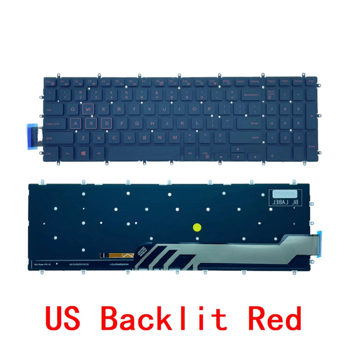 US RU SP AR BR Backlit Keyboard For Dell Inspiron 15-7000 5567 5570 7566 7567 7568 7577 P72F 5665 5568 3582 G3 3579 3779 G5 5587Dell laptop repair parts