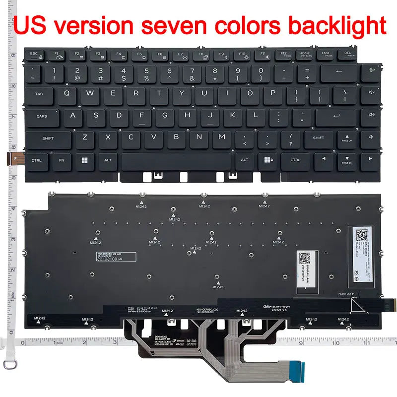 New Original Laptop Keyboard For Dell Alienware X14 R1 X14 R2 P150G X15 R1 X15 R2 P111F Seven Colors Backlit  Dell Laptop repair parts