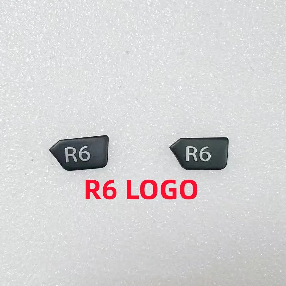 New R6 LOGO for Canon EOS R6 r6 Body LOGO Nameplate Replacement Part  Digital Camera repair parts