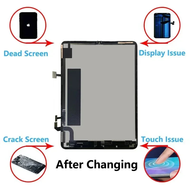 OEM LCD For Apple iPad Air 1 2 3 4 5 2019 2020 2022 A2324 A2123 A2591 A2072 A2152 Touch Screen Display Assembly Replacement  iPad repair parts