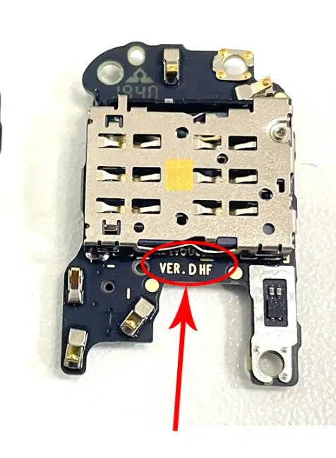 For Huawei P30 Pro / P40 Pro / Mate 20 Pro SIM SD Card Reader Holder Conecction Board With Microphone Flex Cable Huawei phone repair parts