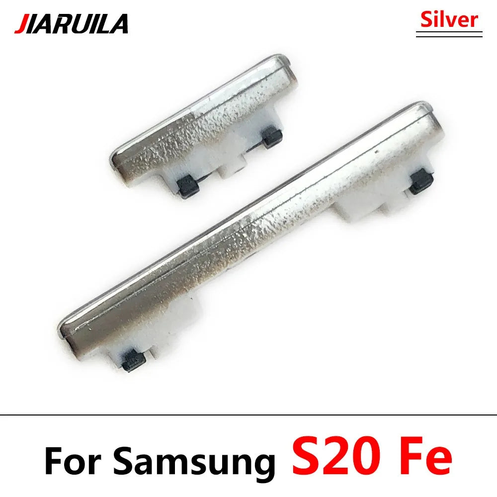 10Pcs/Lot, New Power Button + Volume Side Button For Samsung S20 / S20 Plus / S20 Ultra / S20 Fe Samsung phone repair parts