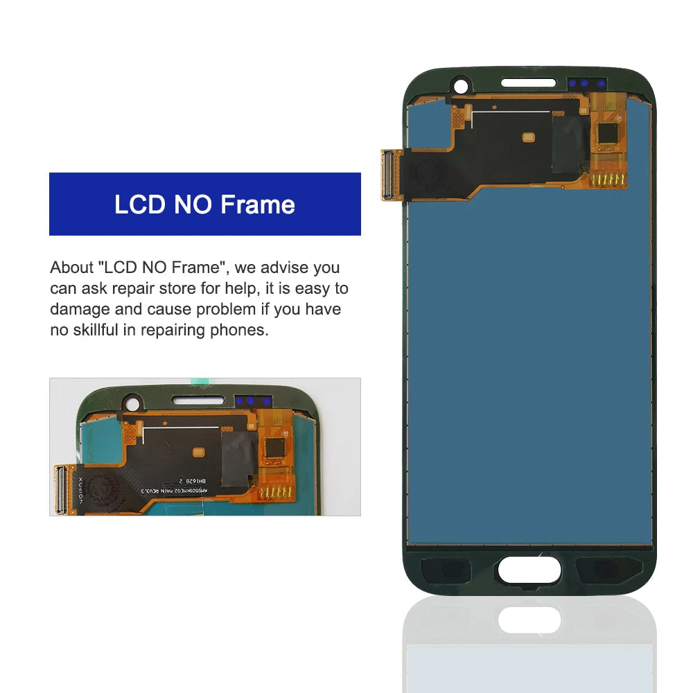 Display Screen for Samsung Galaxy S7 G930 G930F G9300 Lcd Display Touch Screen Digitizer Assembly Replacement Samsung phone repair parts