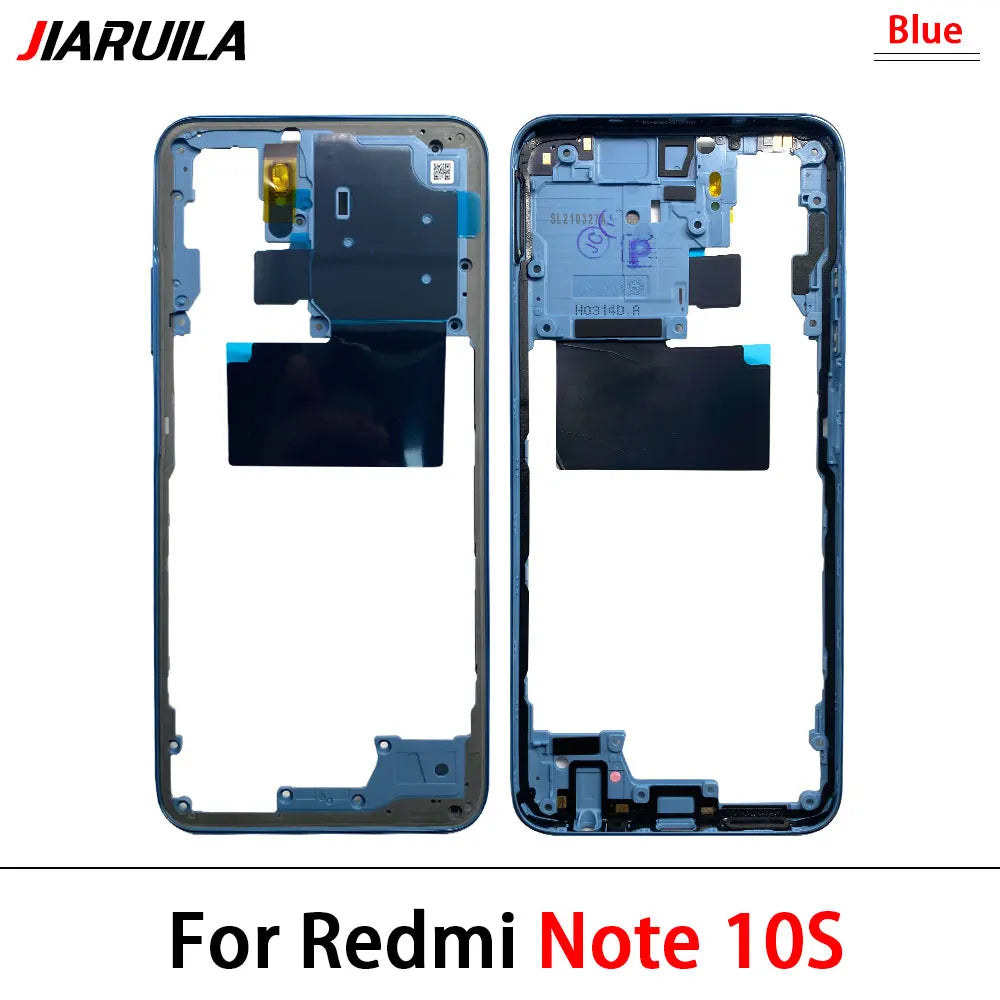 For Xiaomi Redmi Note 10 / Note 10s / Note 10 Pro Middle Frame Holder Housing Replacement Repair Parts Xiaomi  Xiao mi phone repair parts