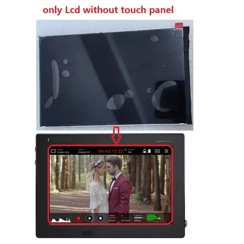 7 inch ONLY lcd display screen For Blackmagic Design Video Assist 7" 12G-SDI HDMI HDR Other Brand tablet repair parts