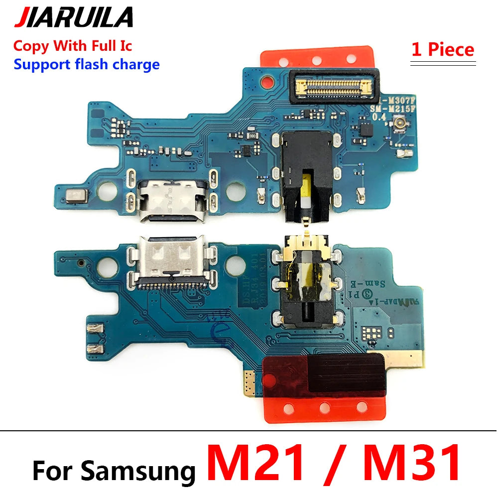 10Pcs USB Charger Charging Port Connector Flex Cable For Samsung M31 M31S M51 M10 M20 M30 M30s M21s M32 M52 M62 M13 M33 M53 5G Samsung phone repair parts