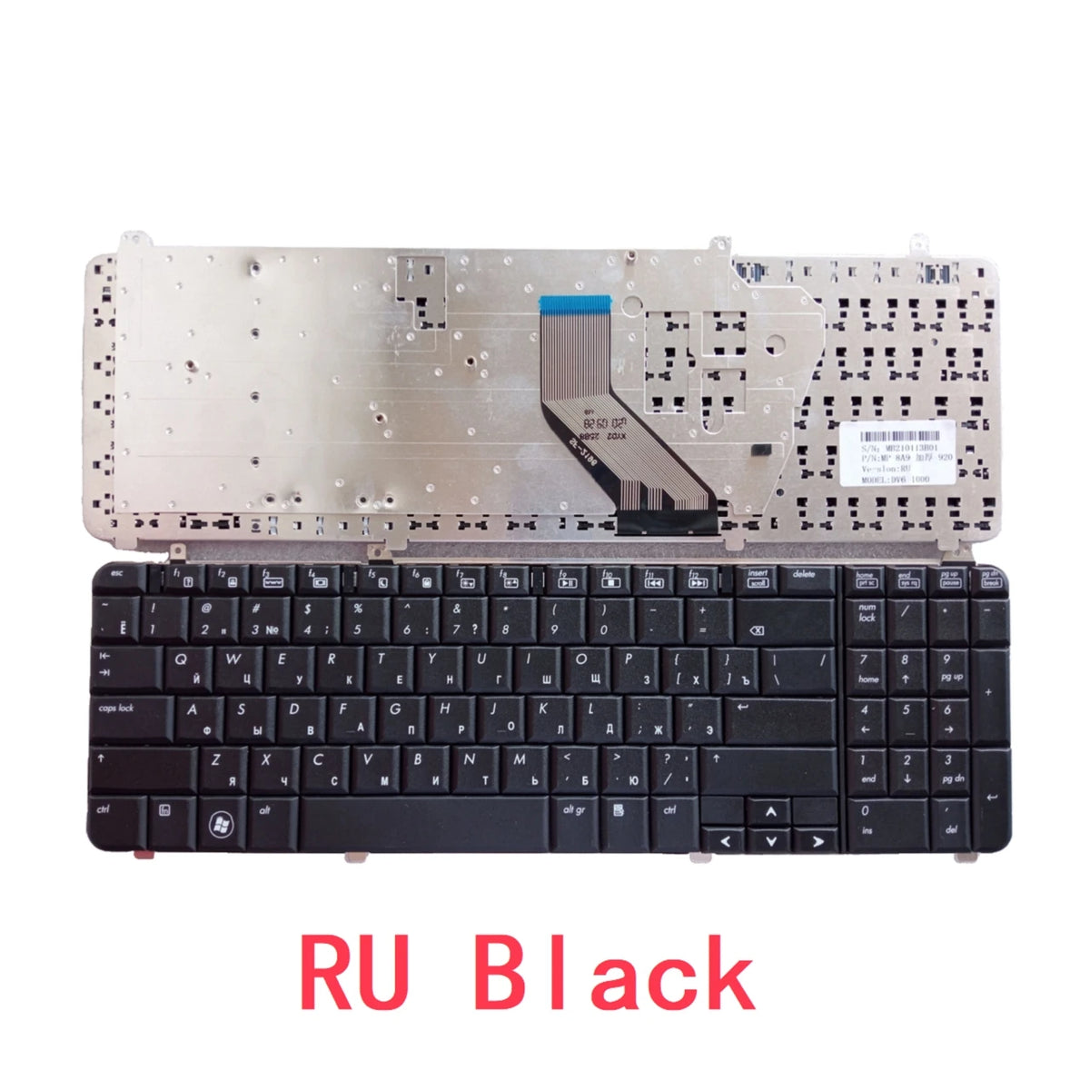 New US Russian Spanish Arab Laptop Keyboard For HP Pavilion DV6 DV6T DV6-1000 DV6-1200 DV6T-1100 DV6T-1300 DV6-2000 HP laptop repair parts
