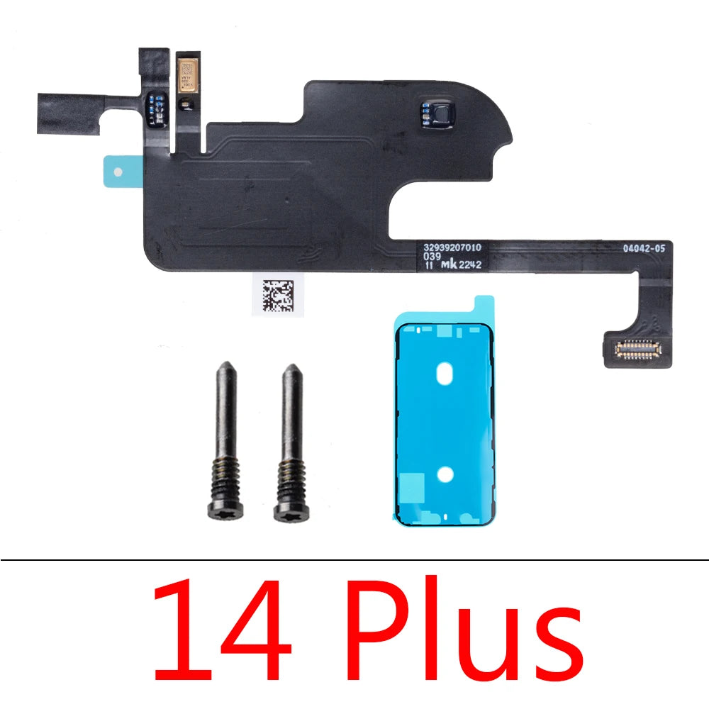 1set For IPhone 15 Pro Max Plus Front Ear Earpiece Speaker Proximity Light Sensor Flex Ribbon Cable iPhone phone repair parts