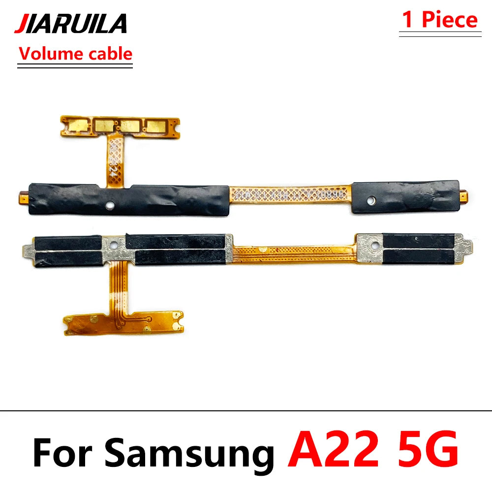 Power On Off Volume Side Button Key Flex Cable For Samsung A02 A02S A04 A04s A32 A52 A72 A03s A03 Core A13 A22 A33 A53 A73 4G 5G Samsung phone repair parts