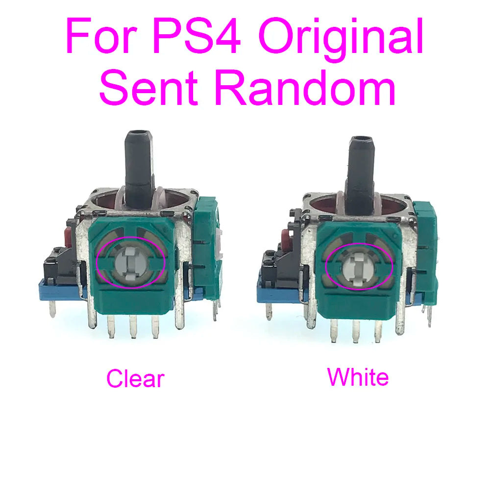 100PCS=50Pairs Original For PS4 & PS5 Contoller Joystick Analog Analogue Stick Module 3D Compatible For  PS4  SLIM & Pro Game console repair parts